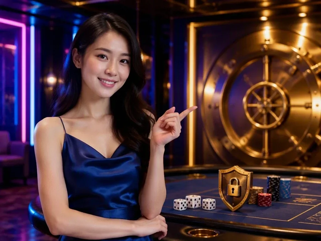 Minh họa quy trình đăng nhập dice party game theo từng bước kèm biểu tượng bảo mật tài khoản