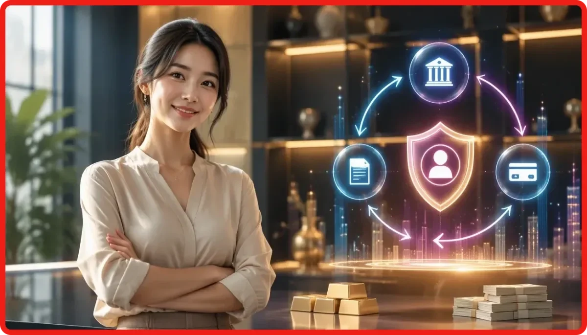Minh họa khái niệm tài xỉu online với giao diện kết quả dạng hình học